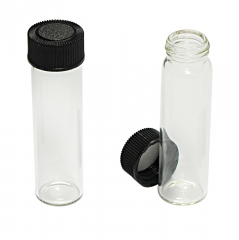 Preview: 4 Stück Sammelgläser - klar - für je 60 Gramm Gold - in einer Schutzdose